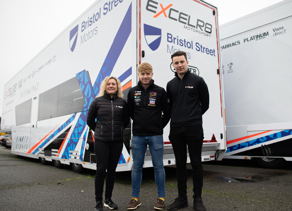 Bristol Street Motors with EXCELR8 TradePriceCars.com adds Bradley Gravett to BTCC Development Driver programme