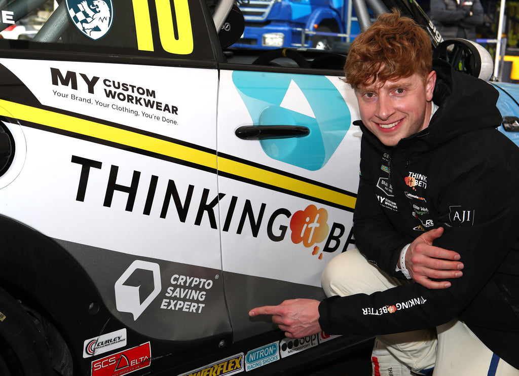 Gravett Racing and Crypto Saving Expert Announce Partnership for 2023 MINI Challenge JCW Season.
