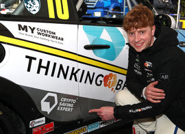 Gravett Racing and Crypto Saving Expert Announce Partnership for 2023 MINI Challenge JCW Season.